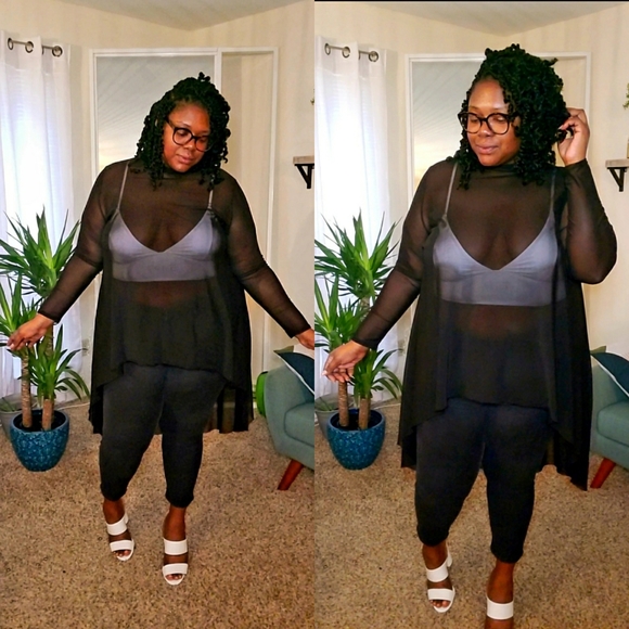 Tops | Plus Size Sheer Tunic | Poshmark
